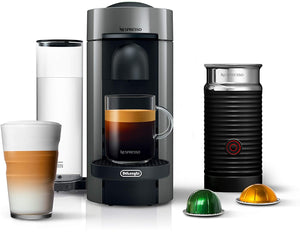 Nespresso VertuoPlus Coffee and Espresso Maker by De'Longhi, Grey