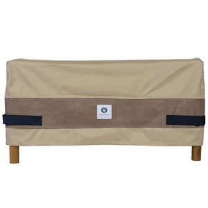 Duck Covers Elegant Rectangular Patio Ottoman or Side Table Cover, 52" L x 30" W x 18" H
