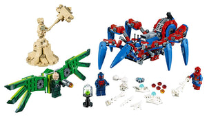 LEGO 6251075 Marvel Spider-Man’s Spider Crawler 76114 Building Kit (418 Piece), Multicolor
