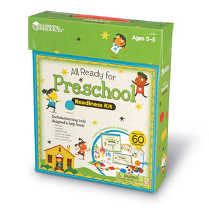 Learning Resources LER3477  All Ready for Preschool Readiness Kit