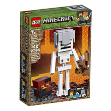 Load image into Gallery viewer, LEGO Minecraft BigFig Skeleton with Magma Cube Building Kit , New 2019 (142 Piece)