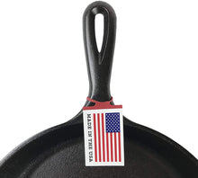 Load image into Gallery viewer, Lodge Pre-Seasoned Cast Iron Griddle With Easy-Grip Handle, 10.5 Inch (Pack of 1), Black