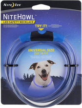 Load image into Gallery viewer, Nite IZE NHO-03-R3 Blue NiteHowl LED Pet Safety Necklace