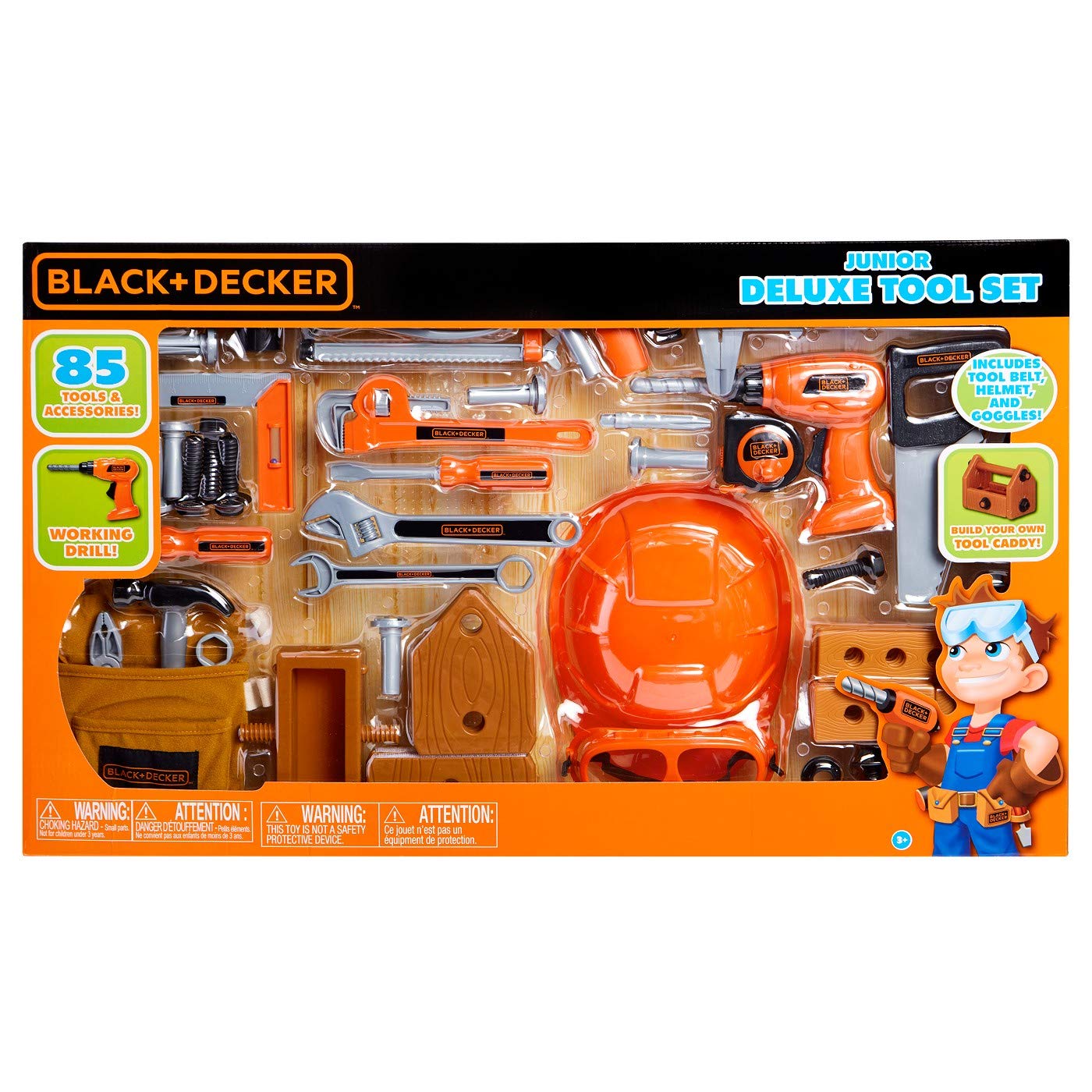 BLACK+DECKER Junior Deluxe Tool Play Set - 85pc – STL PRO, Inc.