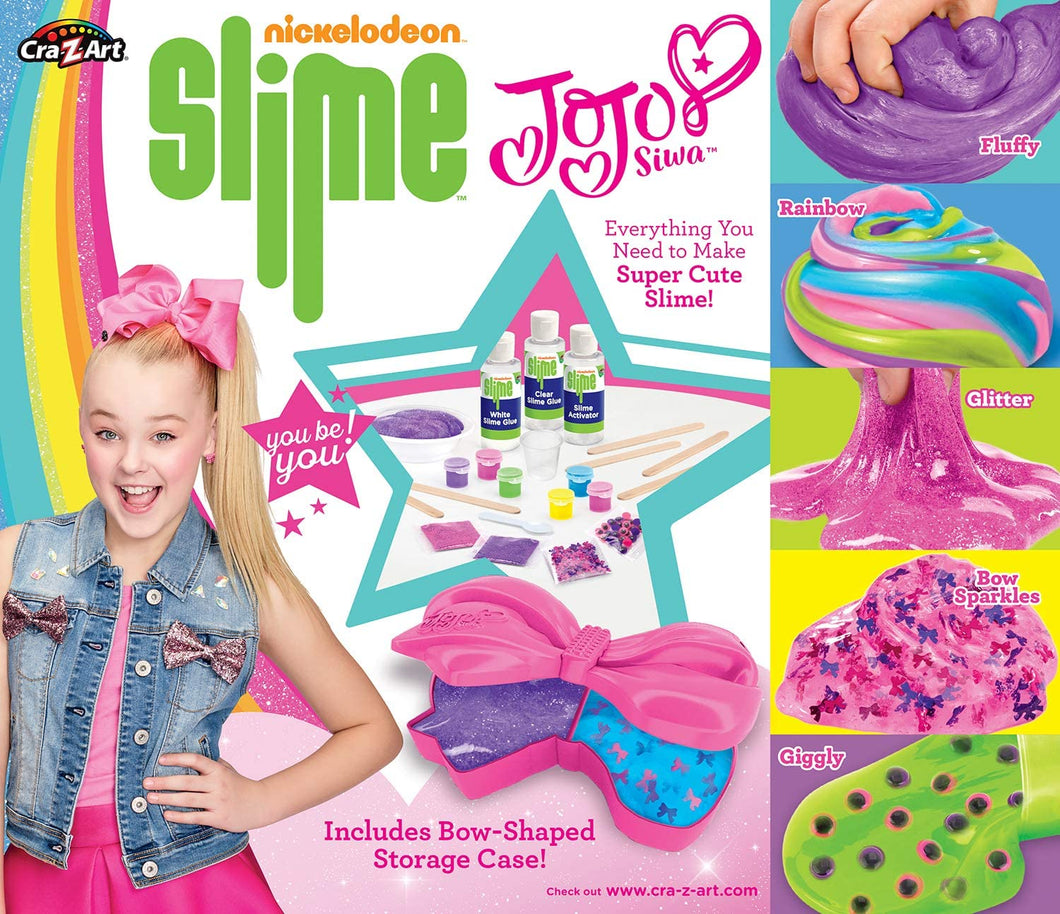 Nickelodeon JoJo Siwa Slime Super Satisfying Slime Making Kit Brown, 6 x 6