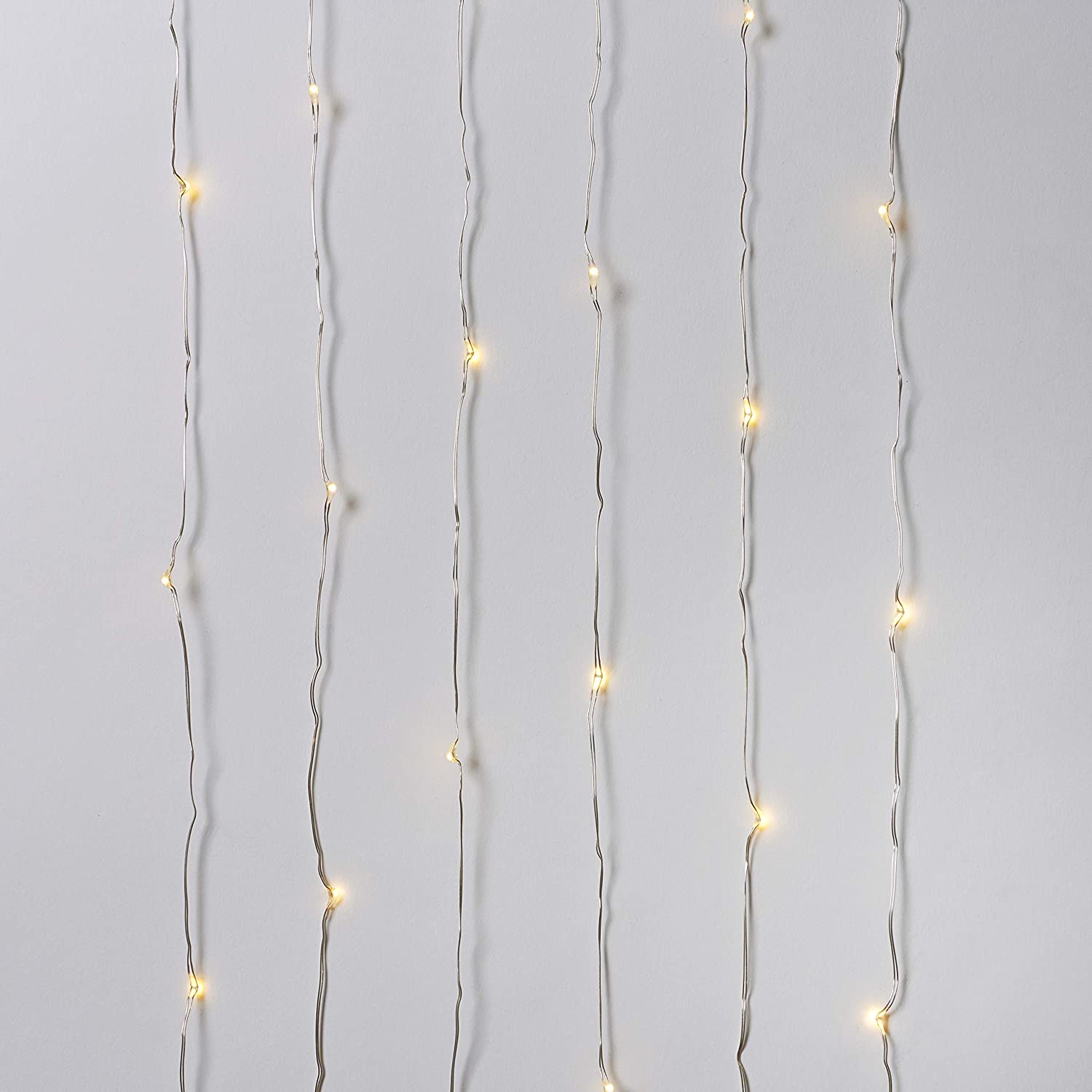 32ft Battery-Powered LED String Lights with 100 LED Lights