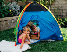 Load image into Gallery viewer, Pacific Play Tents 40205 Kids Super Duper 4-Kid Dome Tent Playhouse, 58&quot; x 58&quot; x 46&quot;