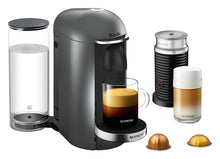 Load image into Gallery viewer, Nespresso VertuoPlus Deluxe Coffee and Espresso Machine Bundle with Aeroccino Milk Frother by Breville, Titan