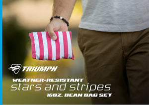 Triumph Patriotic 8-Pack 6" x 6" 16 oz. Canvas Cornhole Bags