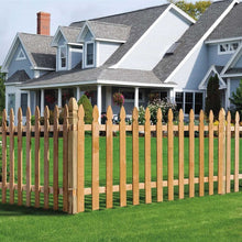 Load image into Gallery viewer, Outdoor Essentials Western Red Cedar French Gothic Fence Picket Bundle, 13-Pack