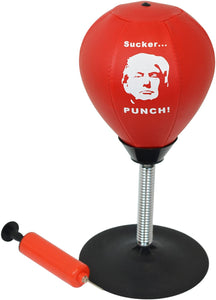 Fairly Odd Novelties Donald Trump Desktop Punching Bag Stress Relief Boxing Novelty Gag White Elephant Gift