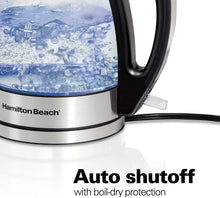Load image into Gallery viewer, Hamilton Beach 1 Liter Compact Glass Kettle Home Good