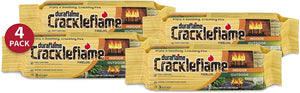 duraflame Crackleflame 4.5lb 3-hr Indoor/Outdoor Firelog, 4-pack