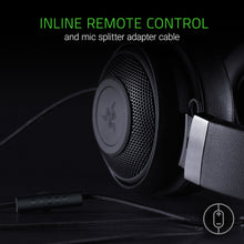 Load image into Gallery viewer, Razer Kraken Pro V2: Lightweight Aluminum Headband - Retractable Mic - In-Line Remote - Gaming Headset Works with PC, PS4, Xbox One, Switch, &amp; Mobile Devices - Black