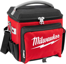 Load image into Gallery viewer, Milwaukee Electric Tool 48-22-8250 Sided Jobsite Cooler, Polyester, 11.1&quot; x 13.77&quot; 14.96&quot; H, 3, 5 Pockets