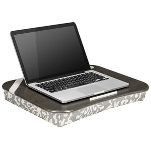 LapGear Designer Lap Desk - Gray Damask (Fits up to 17.3" Laptop) - Style #45524
