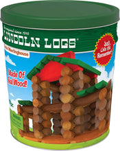 Load image into Gallery viewer, LINCOLN LOGS – Classic Meetinghouse - 117 Parts - Real Wood Logs - Ages 3+ - Collectible Tin - Best Retro Building Gift Set for Boys/Girls – Creative Construction Engineering – Preschool Education Toy