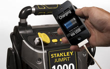 Load image into Gallery viewer, STANLEY J5C09 JUMPiT Portable Power Station Jump Starter: 1000 Peak/500 Instant Amps, 120 PSI Air Compressor, USB Port, Battery Clamps