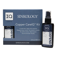 Load image into Gallery viewer, Sinkology SARMOR-101 copper Armor Care Kit, Spray Wax and Microfiber Cloth