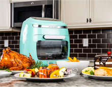Load image into Gallery viewer, GoWISE USA 11.6-Quart Air Fryer Toaster Oven with Rotisserie &amp; Dehydrator + 50 Recipes