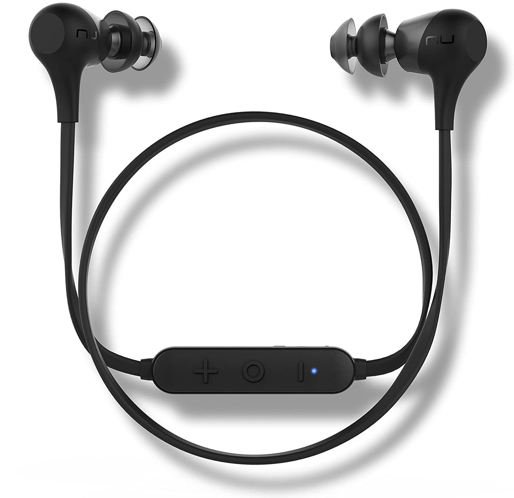 Optoma NuForce BE2 Wireless Bluetooth Earphones with Patented SpinFit eartips, 10h Battery, Microphone, AAC Support for iPhone