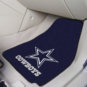 Fanmats Dallas Cowboys 2-Piece Carpeted Car Mats