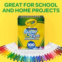 Load image into Gallery viewer, Crayola Super Tips Marker Set, Washable Markers, Assorted Colors