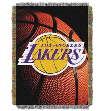 Load image into Gallery viewer, Officially Licensed NBA &quot;Photo Real&quot; Woven Tapestry Throw Blanket, 48&quot; x 60&quot;