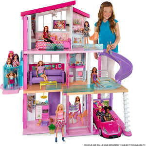 Barbie Dreamhouse Doll House With 70 Accessories And Accessible Elevator