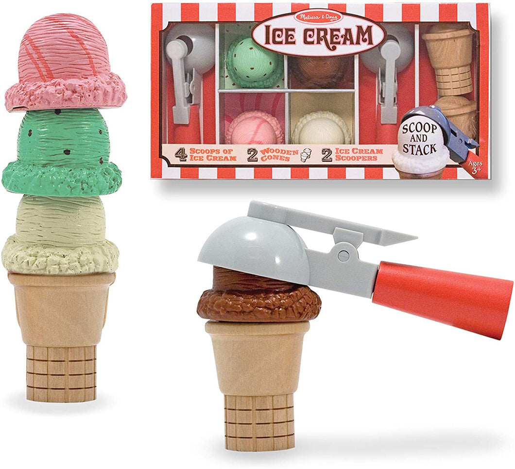 Melissa and doug store ice cream cone playset