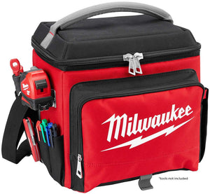 Milwaukee Electric Tool 48-22-8250 Sided Jobsite Cooler, Polyester, 11.1" x 13.77" 14.96" H, 3, 5 Pockets