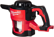 Load image into Gallery viewer, Milwaukee 0882-20 M18 Lithium Ion Cordless Compact 40 CFM Hand Held Vacuum w/ Hose Attachments and Accessories (Batteries Not Included, Power Tool Only)