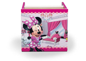 Delta Children Side Table with Storage, Disney Minnie Mouse