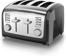 Load image into Gallery viewer, BLACK+DECKER 4-Slice Toaster