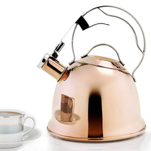 Load image into Gallery viewer, Old Dutch DuraCopper Oberon Tea Kettle, 2.2 Qt. / 2.1 L.