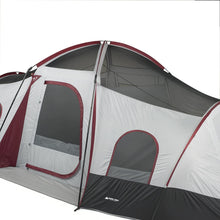 Load image into Gallery viewer, OZARK Trail 10-Person 3-Room Cabin Tent with side entrances