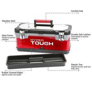 Hyper Tough 20-Inch Stainless Steel Tool Box