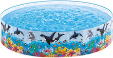 Load image into Gallery viewer, Intex 8ft X 18inch Snapset Pool for Kids with Whales &amp; Dolphins Design