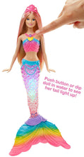 Load image into Gallery viewer, Barbie Dreamtopia Rainbow Lights Mermaid Doll, Blonde
