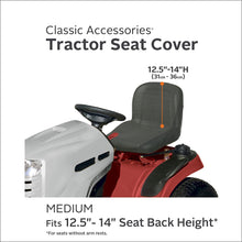 Load image into Gallery viewer, Classic Accessories Deluxe Tractor Seat Cover, Black
