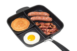 MasterPan Non-Stick 3 Section Meal Skillet