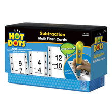 Load image into Gallery viewer, Educational Insights Hot Dots Math Flash Cards- Subtraction