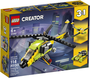 LEGO Creator 3in1 Helicopter Adventure 31092 Building Kit (114Pieces)