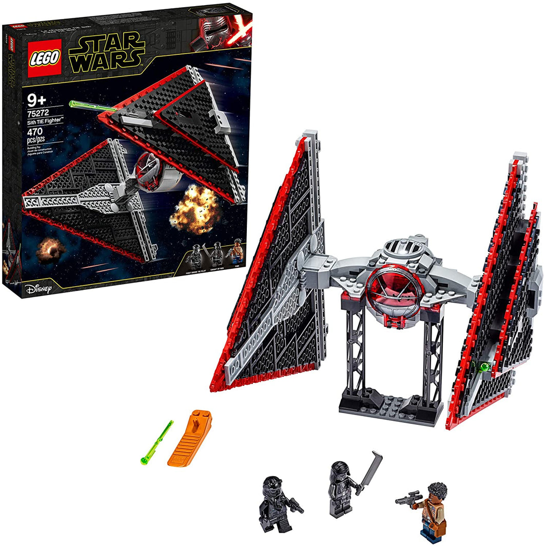 LEGO Star Wars Sith TIE Fighter 75272 Collectible Building Kit, Cool Construction Toy for Kids, New 2020 (470 Pieces)
