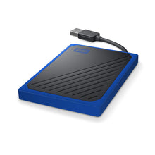 Load image into Gallery viewer, WD 500GB My Passport Go Cobalt SSD Portable External Storage - WDBY9Y5000ABT-WESN