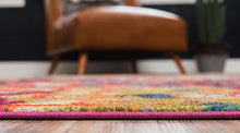 Load image into Gallery viewer, Unique Loom Jardin Collection Colorful Abstract Multi Area Rug (2&#39; x 3&#39;)