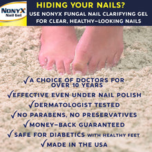 Load image into Gallery viewer, NONYX Fungal Nail Clarifying Gel, Clears Out Keratin Debris Where Nail Fungus Thrives, 4 oz.
