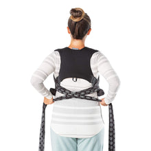 Load image into Gallery viewer, Infantino Together Pull-on Knit Carrier - Pull-on Knit wrap-Hybrid Carrier for Newborns and Older Babies, Facing in Carry Position, Easy-Off Side Buckle Release and Additional Privacy Cover Fabric