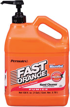 Load image into Gallery viewer, Permatex 25219 Fast Orange Pumice Lotion Hand Cleaner with Pump, 1 Gallon