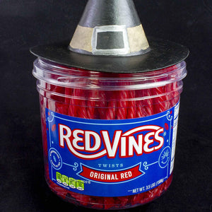 Red Vines Licorice, Original Red Flavor, 3.5LB Bulk Jar, Soft & Chewy Candy Twists